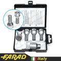 FARAD STARLOCK | Болты секретки М12х1.25х25 Конус Вращающееся кольцо ключ 17